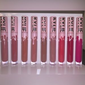 Kylie cosmetics matte nude liquid lipsticks